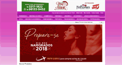 Desktop Screenshot of dosedeamor.com.br